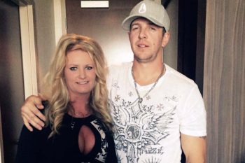 Leslie Bisson (r) and wife Acacia