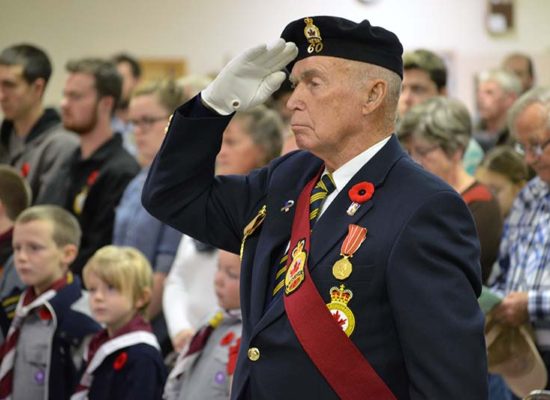 World War ll veteran Bill Strath, Souris MB